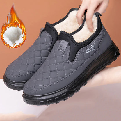 Chaussures d'hiver résistantes à l’eau pour hommes – Chaudes, antidérapantes et avec soutien confortable