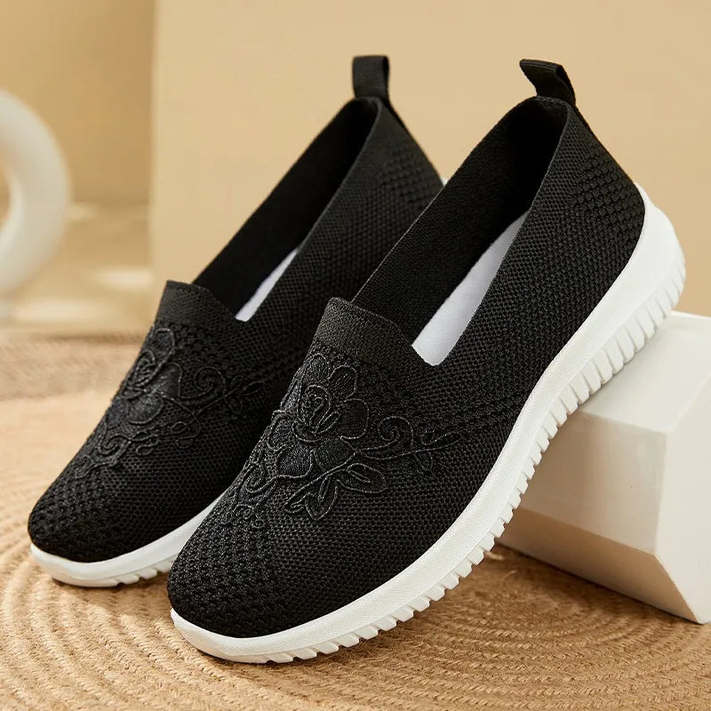 Ballerines confortables Rose pour femmes