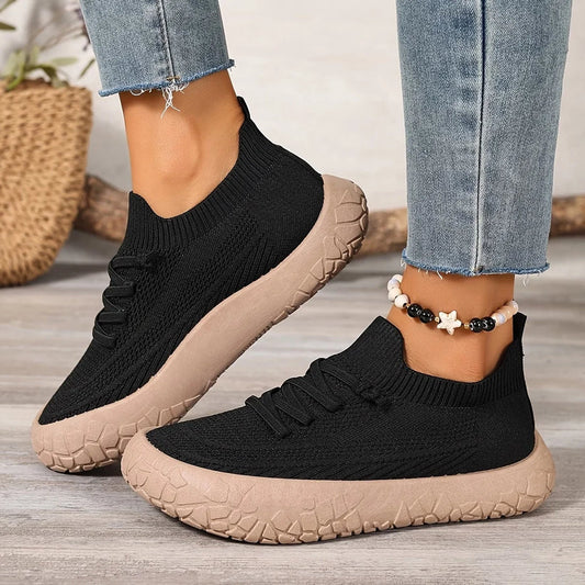 Baskets légères en maille pour femmes