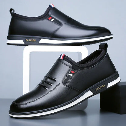 Chaussures décontractées effet cuir pour hommes