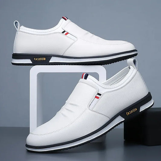 Chaussures décontractées effet cuir pour hommes