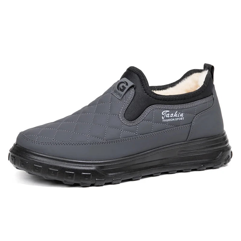 Chaussures d'hiver résistantes à l’eau pour hommes – Chaudes, antidérapantes et avec soutien confortable