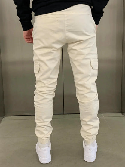Pantalon cargo de jogging slim pour homme