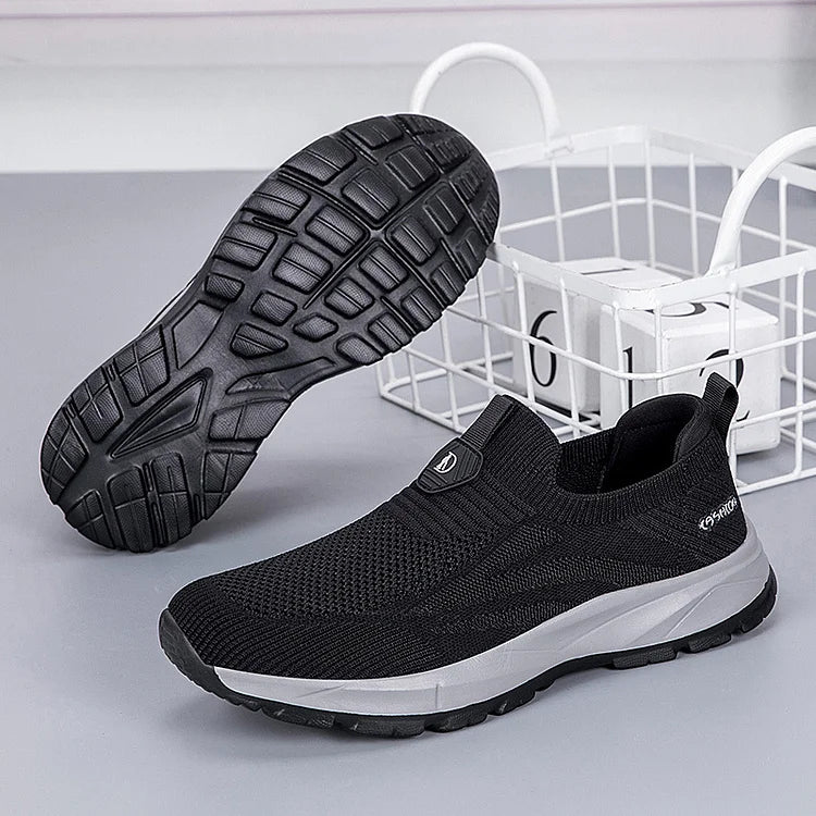 Chaussures de sport faciles à enfiler et respirantes pour hommes 👟