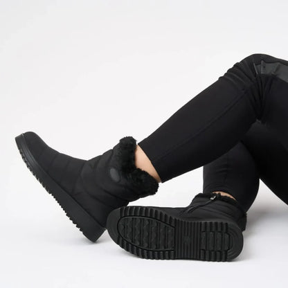Bottes d'hiver isolantes, imperméables et antidérapantes pour femmes