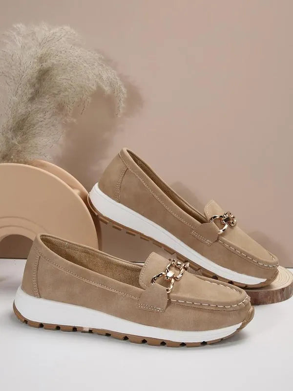 Mocassins de Marche Confortables et Faciles à Enfiler pour Femmes