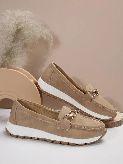 Mocassins de Marche Confortables et Faciles à Enfiler pour Femmes