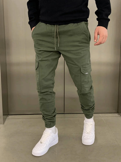 Pantalon cargo de jogging slim pour homme