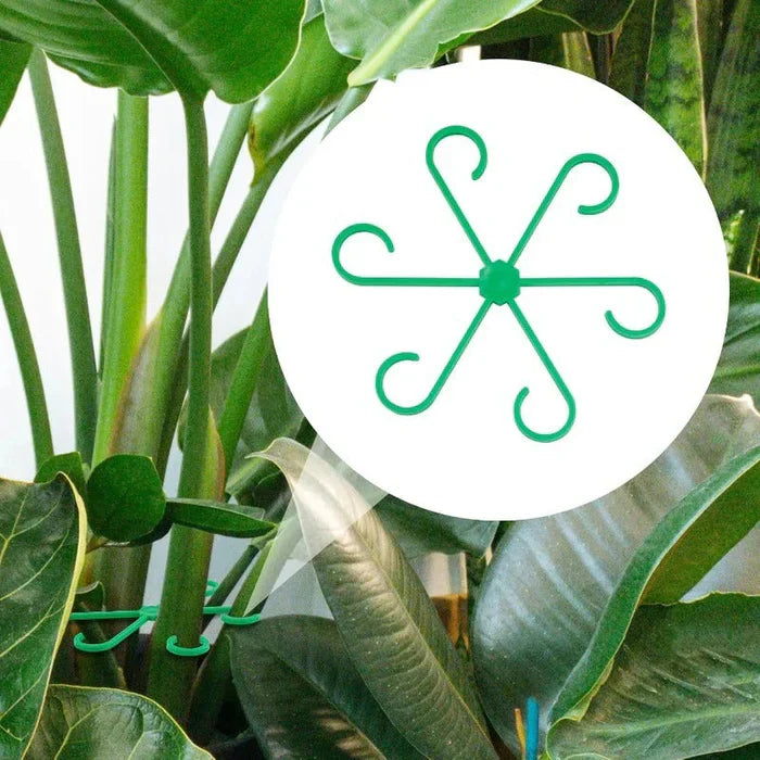 Ensemble de 4 anneaux de support réglables pour plantes de jardin et d'intérieur