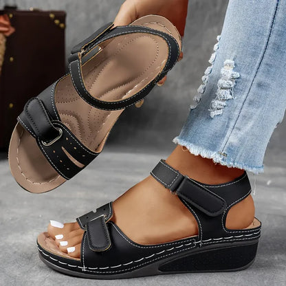 Sandales Compensées de Maintien pour Femme