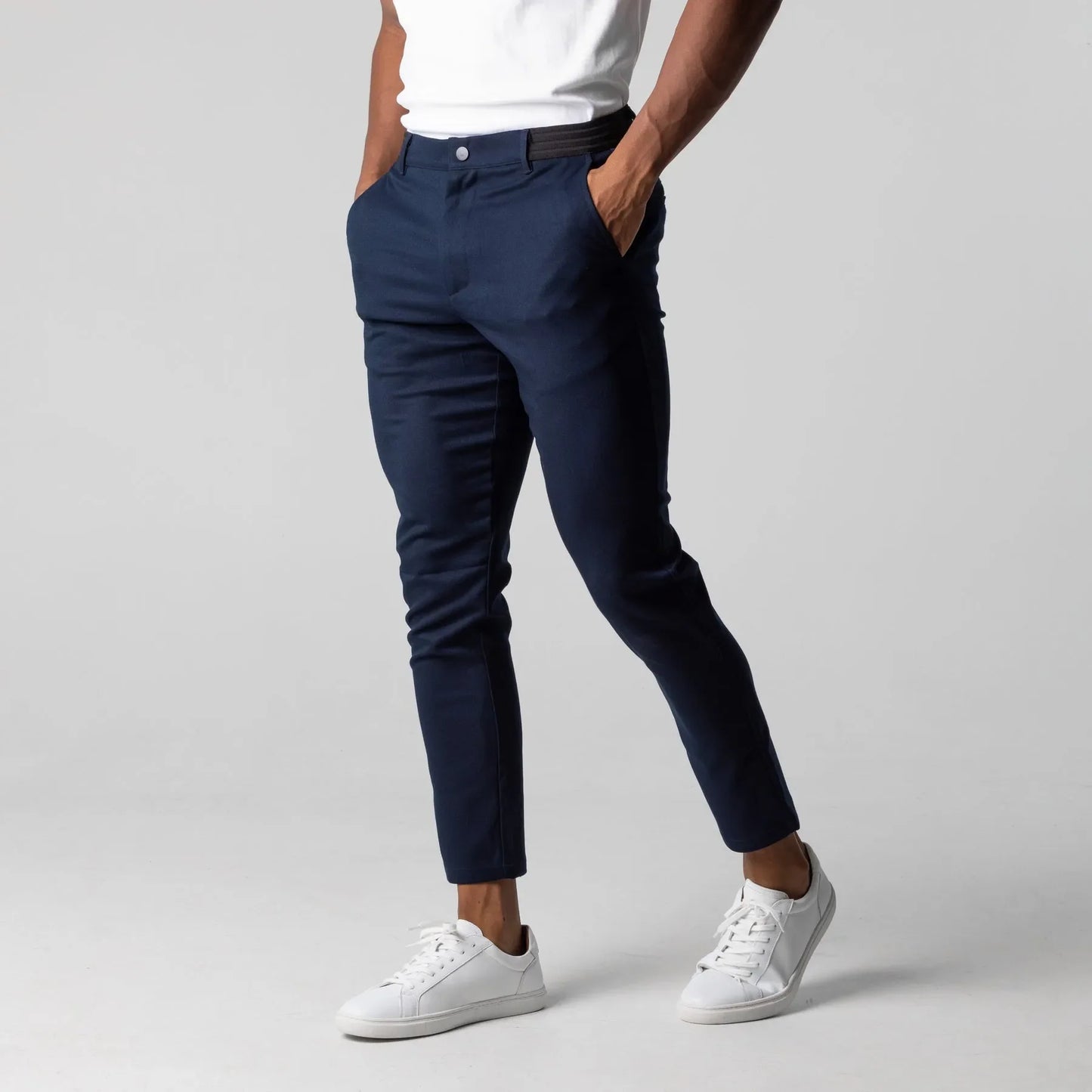 Pantalon stretch fuselé pour homme