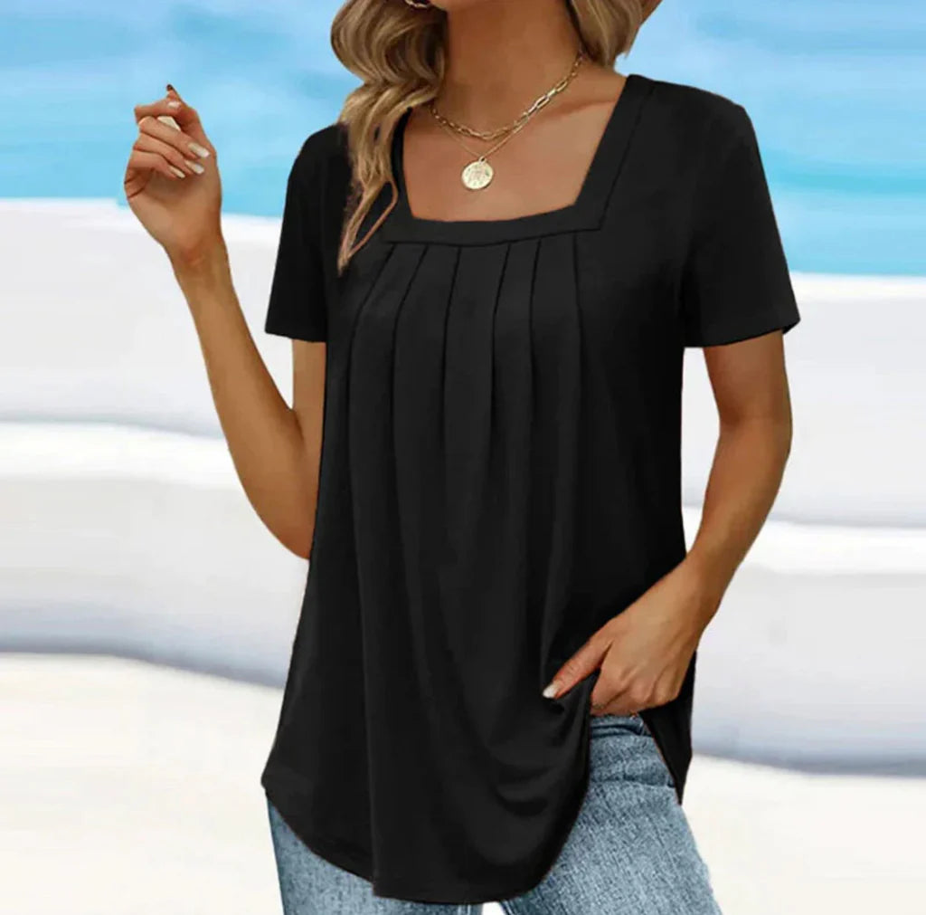 CHEMISE PLISSÉE POUR FEMME