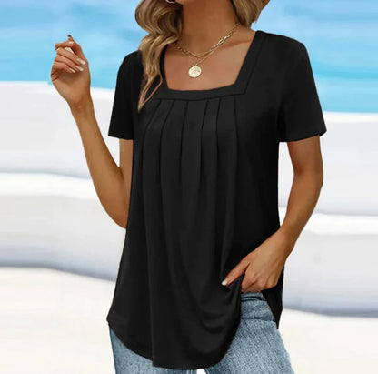 CHEMISE PLISSÉE POUR FEMME
