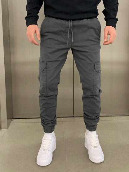Pantalon cargo de jogging slim pour homme