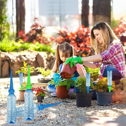 Piquets d'irrigation goutte à goutte réglables pour l'arrosage des plantes en bouteille