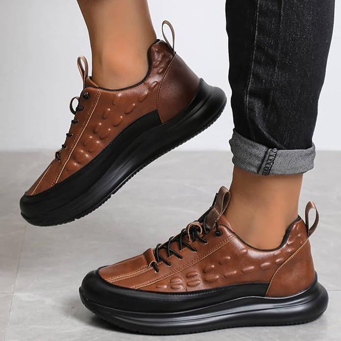Chaussures Décontractées Homme effet cuir avec coussin d’air