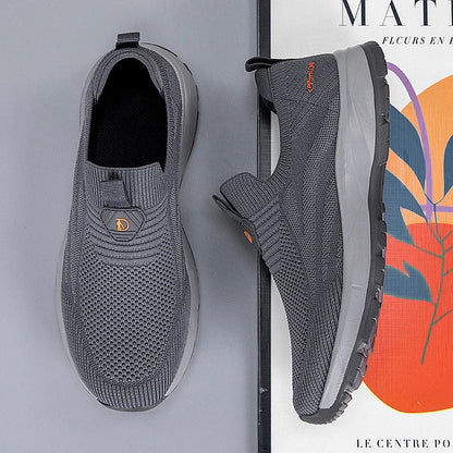 Chaussures de sport faciles à enfiler et respirantes pour hommes 👟