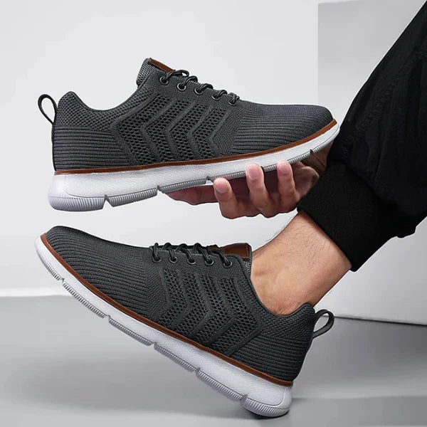 Baskets montantes respirantes en maille pour hommes