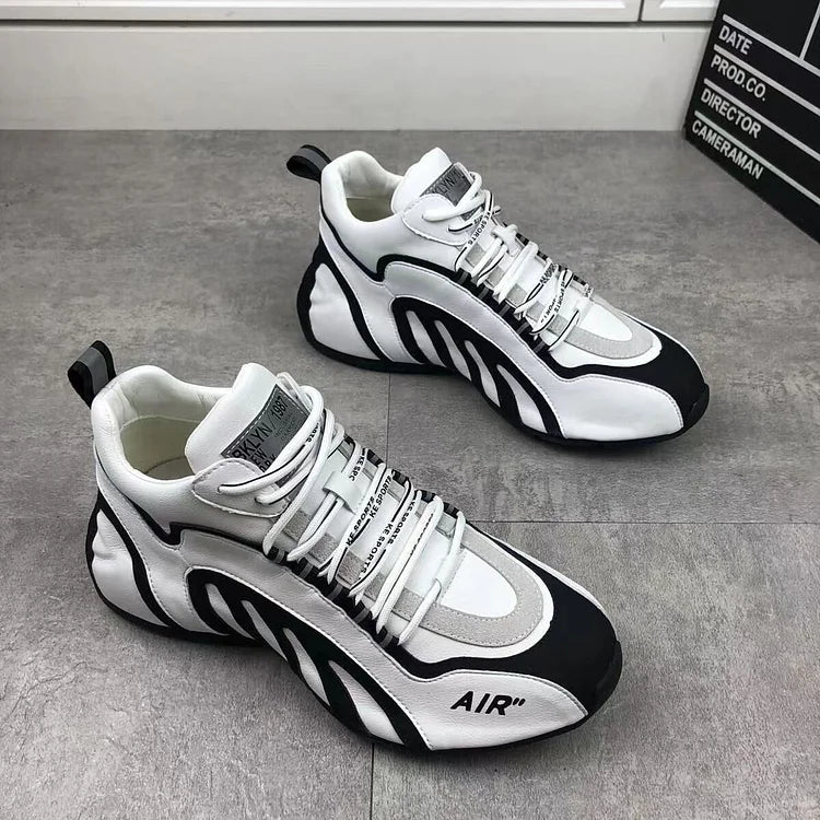 Chaussures de course respirantes à semelle souple pour hommes