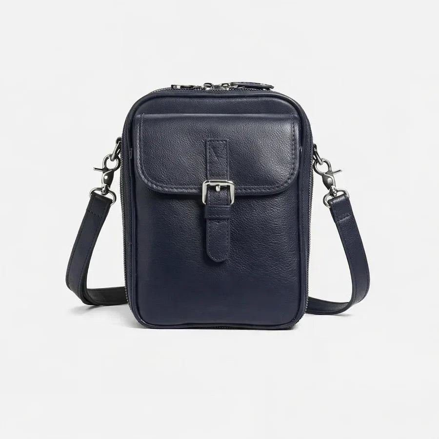 Sac à Main Bandoulière Compact en Effet Cuir pour Femme