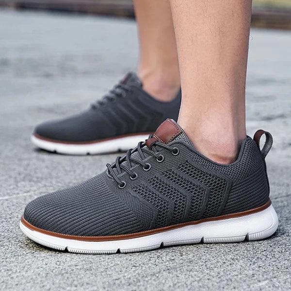Baskets montantes respirantes en maille pour hommes