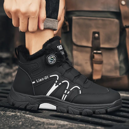 Chaussures de travail d'hiver résistantes à l’eau pour hommes