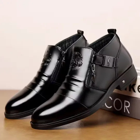 Chaussures classiques à fermeture éclair pour hommes
