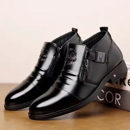 Chaussures classiques à fermeture éclair pour hommes