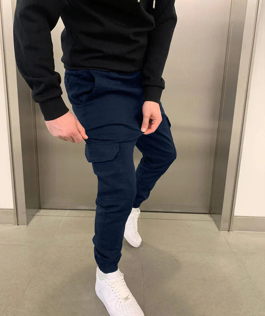 Pantalon cargo de jogging slim pour homme