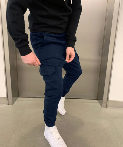 Pantalon cargo de jogging slim pour homme