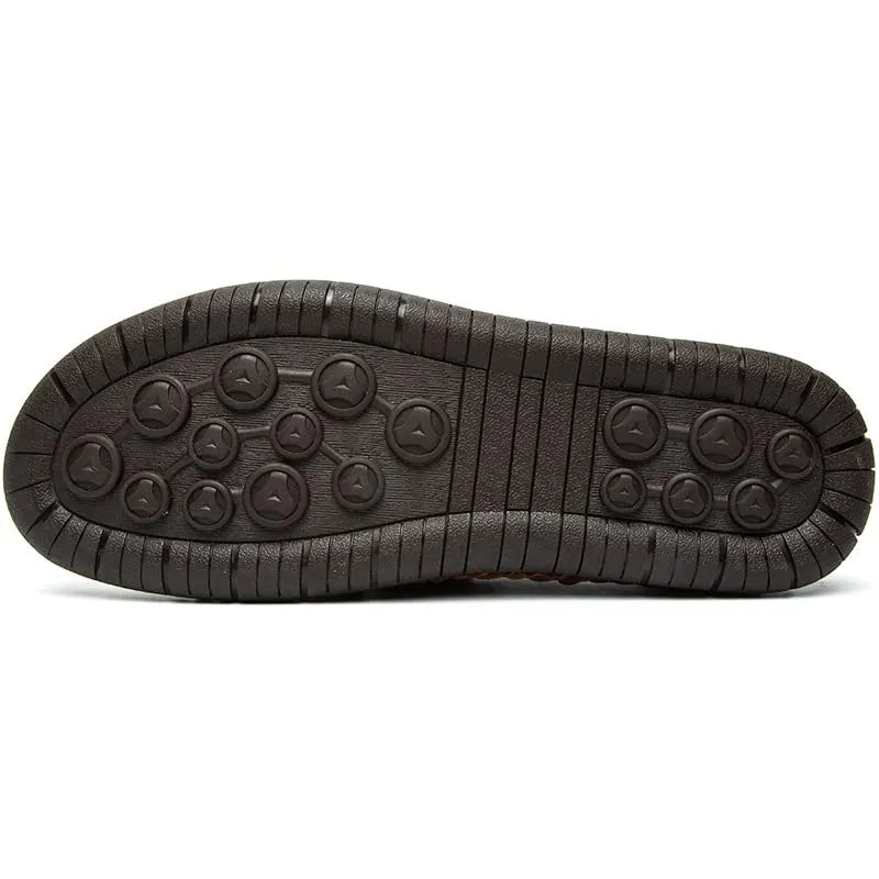 Mocassins effet cuir pour hommes