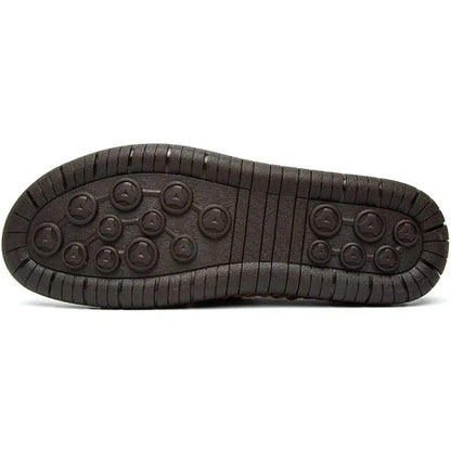 Mocassins effet cuir pour hommes