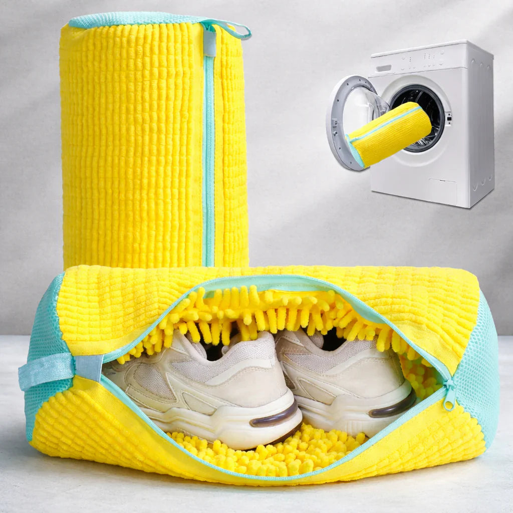 Sac à chaussures réutilisable en filet pour le lavage