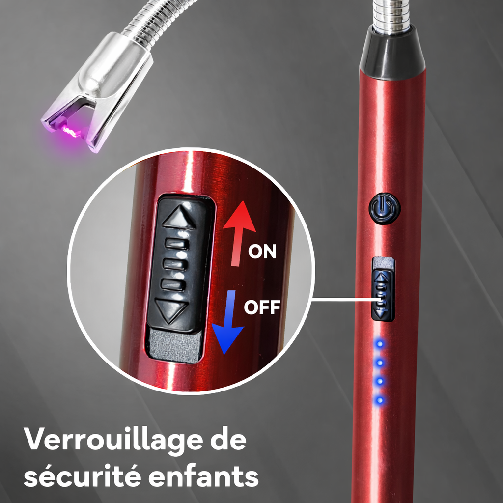 Briquet à arc électrique rechargeable (lot de 3)