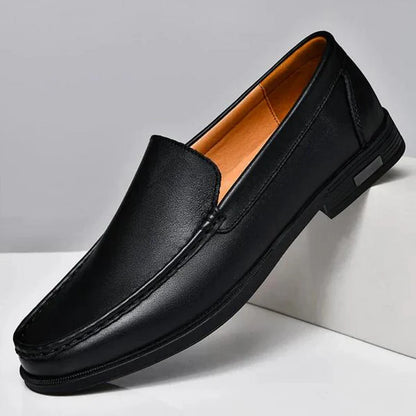 Mocassins pour hommes effet cuir italien