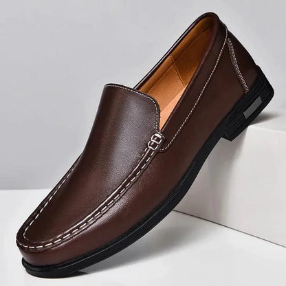 Mocassins pour hommes effet cuir italien