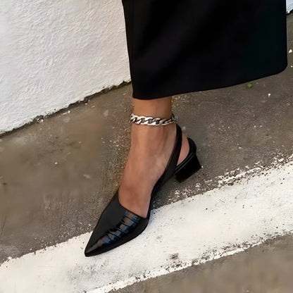 Escarpins confortables à coupe large pour femmes