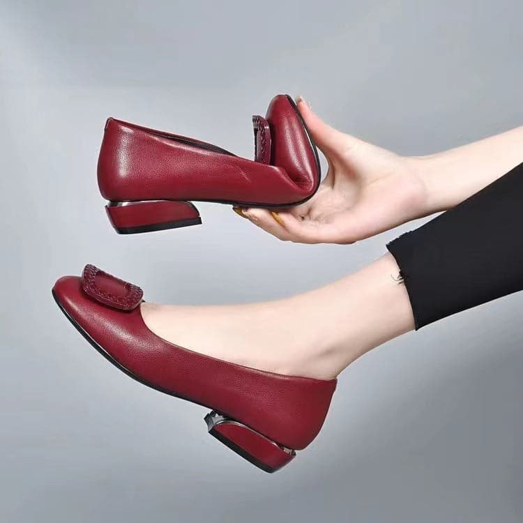 Mocassins effet cuir souple pour femmes