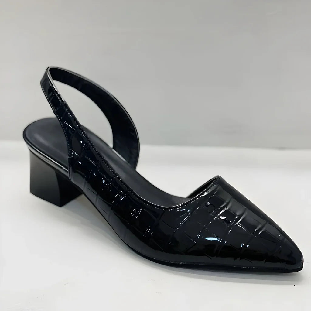 Escarpins confortables à coupe large pour femmes
