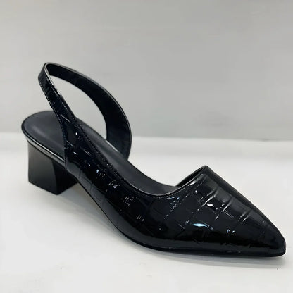 Escarpins confortables à coupe large pour femmes