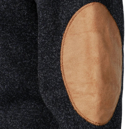 Pull moderne en maille à col boutonné