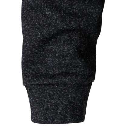 Pull moderne en maille à col boutonné