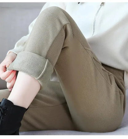 Pantalon Thermique Taille Haute Femme