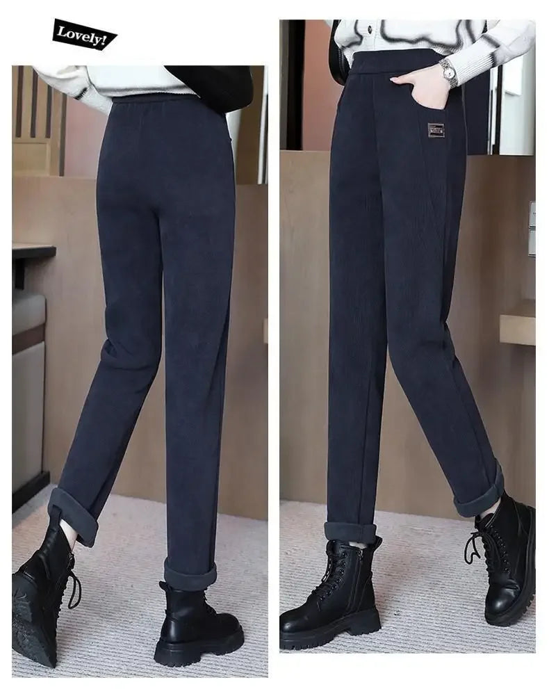 Pantalon Thermique Taille Haute Femme