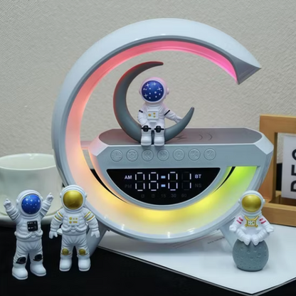 Lampe de sommeil intelligente 4 en 1 avec fonction lever de soleil et chargement sans fil