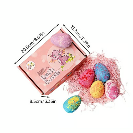 Coffret d'œufs de bain surprise dinosaures pour enfants