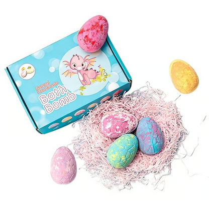 Coffret d'œufs de bain surprise dinosaures pour enfants