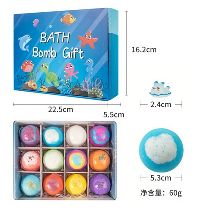 Coffret d'œufs de bain surprise dinosaures pour enfants