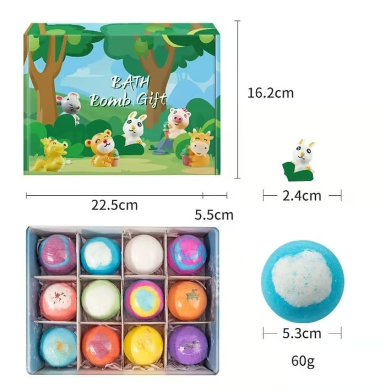 Coffret d'œufs de bain surprise dinosaures pour enfants