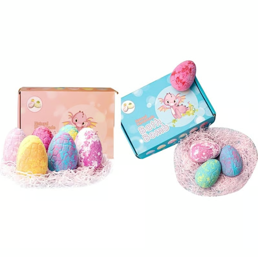 Coffret d'œufs de bain surprise dinosaures pour enfants